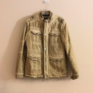 Xray Mens Jacket Factory distressed Medium